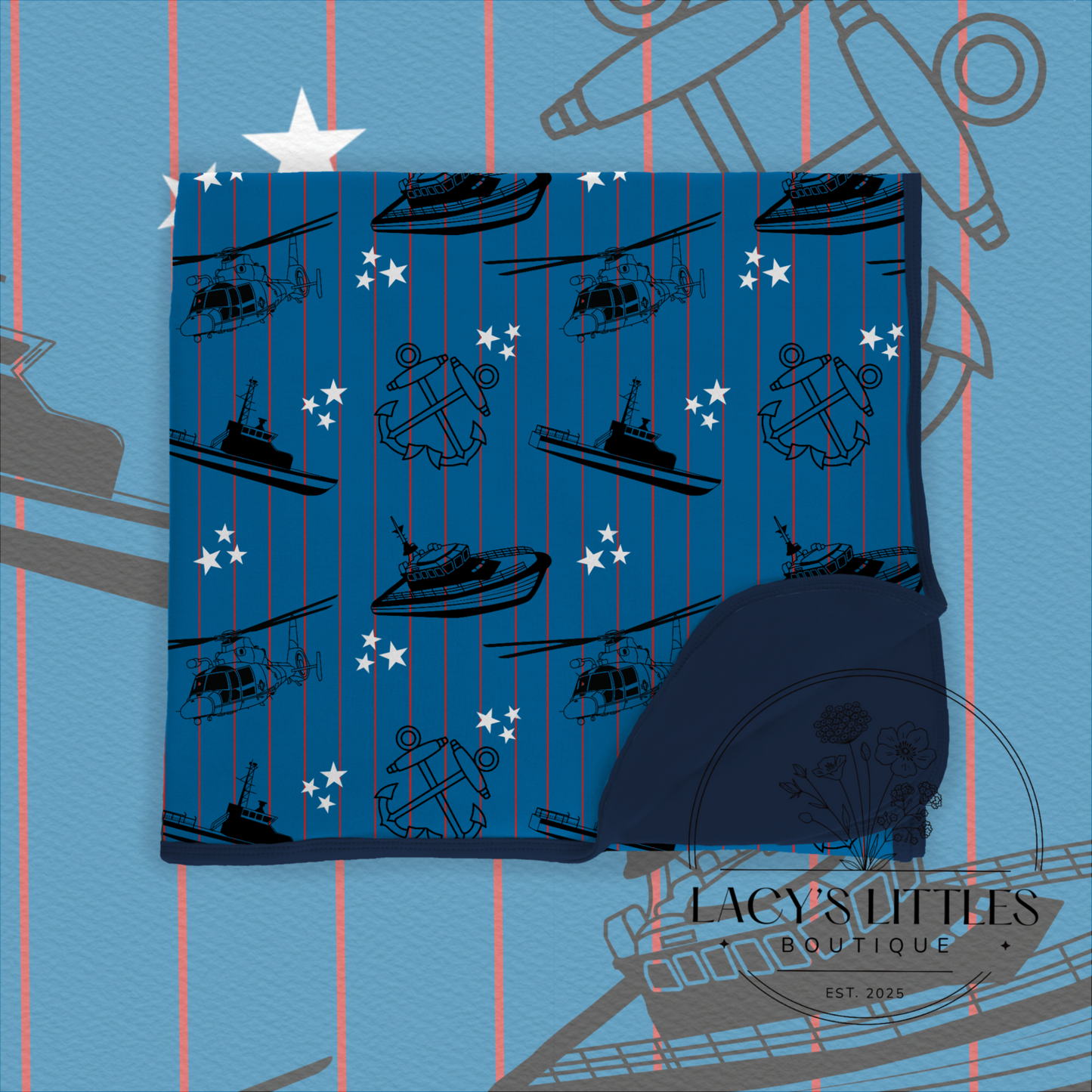 Coast Guard Double Layer Blanket