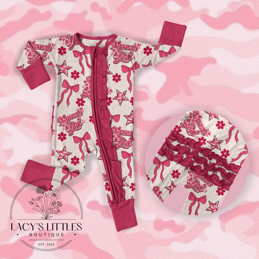 Mama's Girl Zippy w Ruffle *Pre-Order*