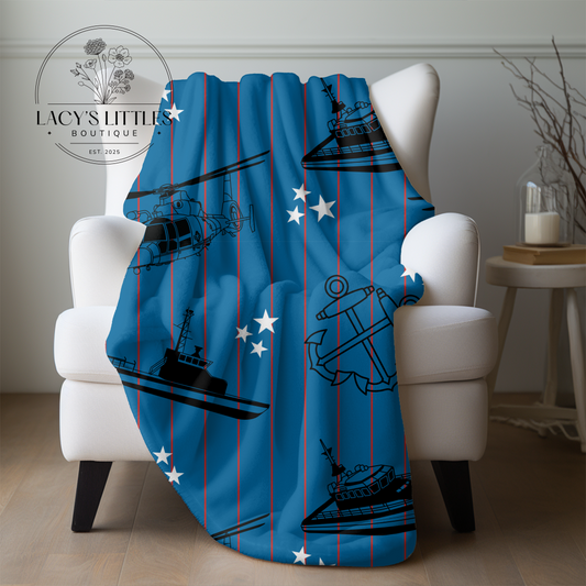 Coast Guard Plush Blanket