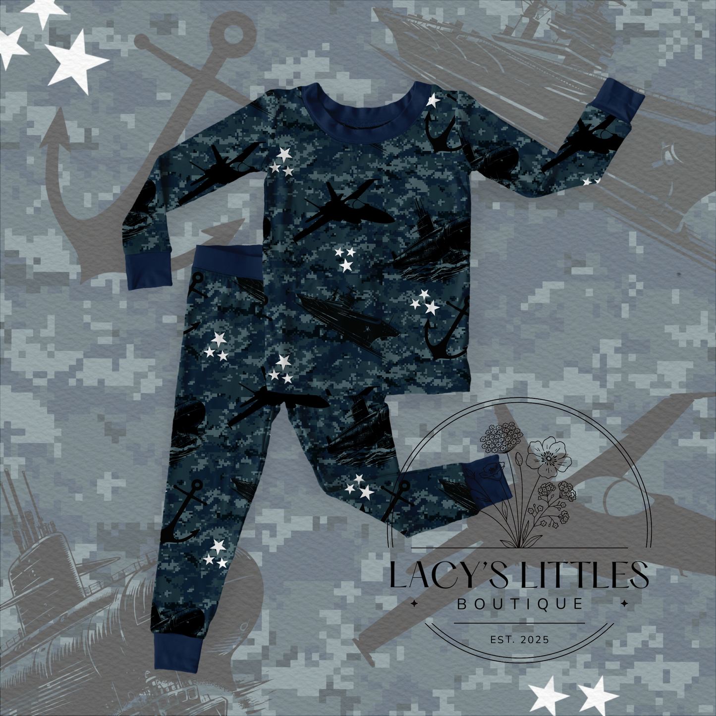 Navy 2pc Set