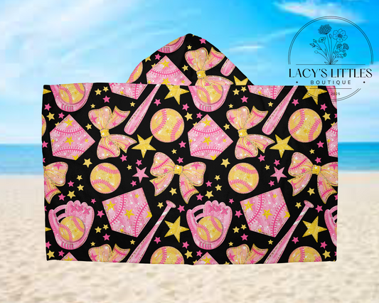 Softball Hooded Towel