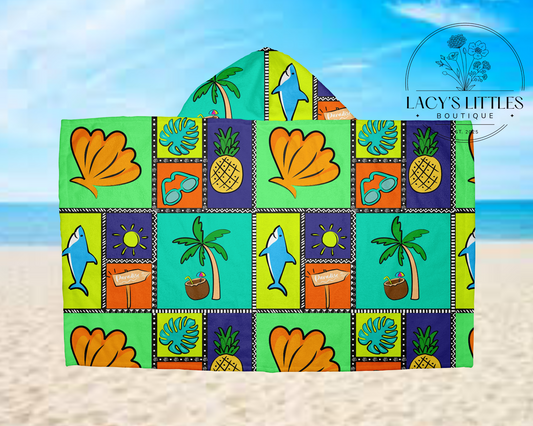 Boy Beach Hooded Towel